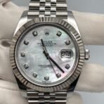 2025 Watch Datejust 126334 Stainless Steel Diamond Mother Of Pearl Dial Jubilee - Image 3