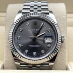 2025 Watch Datejust 126334 Stainless Steel Slate Diamond Dial Jubilee - Image 3