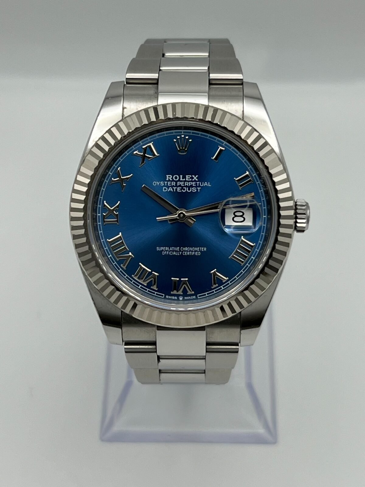 2025 Watch Datejust 126334 Stainless Steel Blue Dial Oyster (2021) - Image 4
