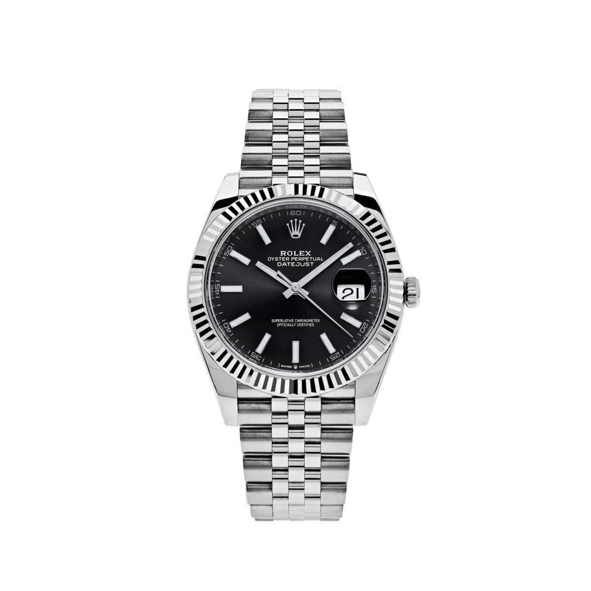 2025 Watch Datejust 126334 Stainless Steel Black Dial Jubilee - Image 3