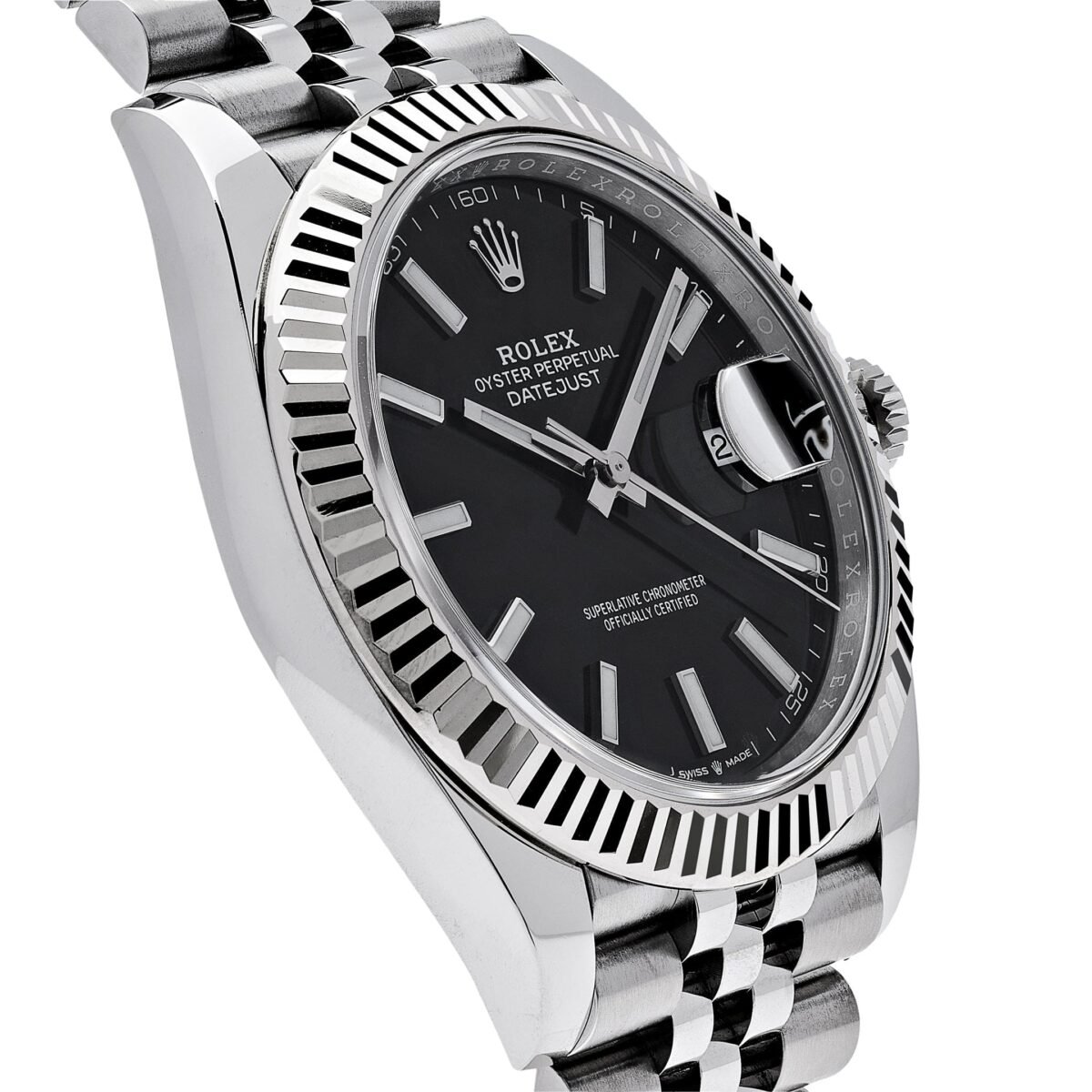 2025 Watch Datejust 126334 Stainless Steel Black Dial Jubilee - Image 4