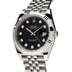 2025 Watch Datejust 126334 Stainless Steel Black Diamond Dial Jubilee (2022) - Image 4