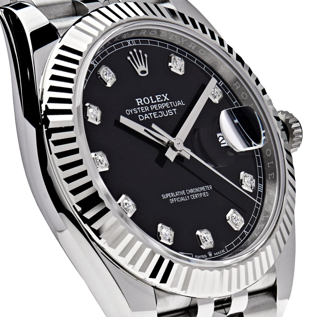 2025 Watch Datejust 126334 Stainless Steel Black Diamond Dial Jubilee (2022) - Image 1