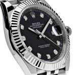 2025 Watch Datejust 126334 Stainless Steel Black Diamond Dial Jubilee (2022)