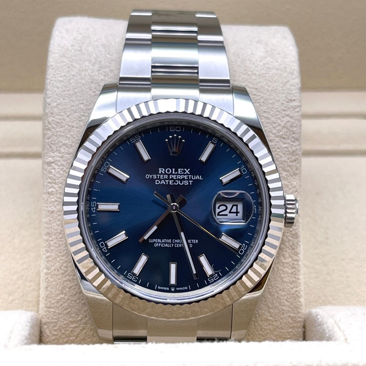 2025 Watch Datejust 126334 Stainless Steel Blue Dial Oyster (2021) - Image 1