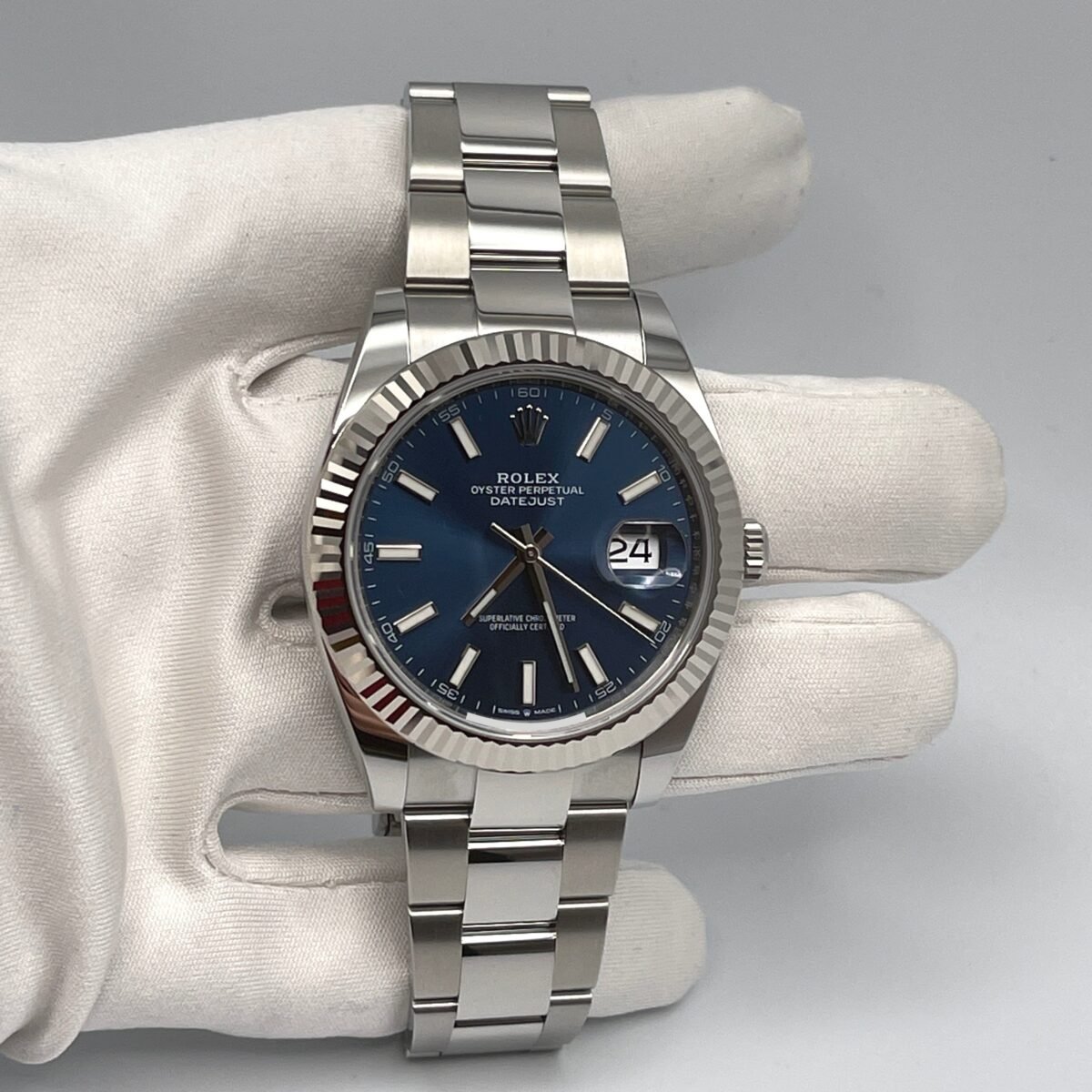 2025 Watch Datejust 126334 Stainless Steel Blue Dial Oyster (2021) - Image 6