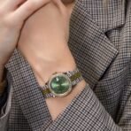 2025 Watch Datejust 278383RBR Two-Toned Yellow Gold Stainless Steel Green Roman Dial Diamond Bezel - Image 4