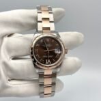 2025 Watch Datejust 178341 'Ladies' Rose Gold Stainless Steel Chocolate Dial