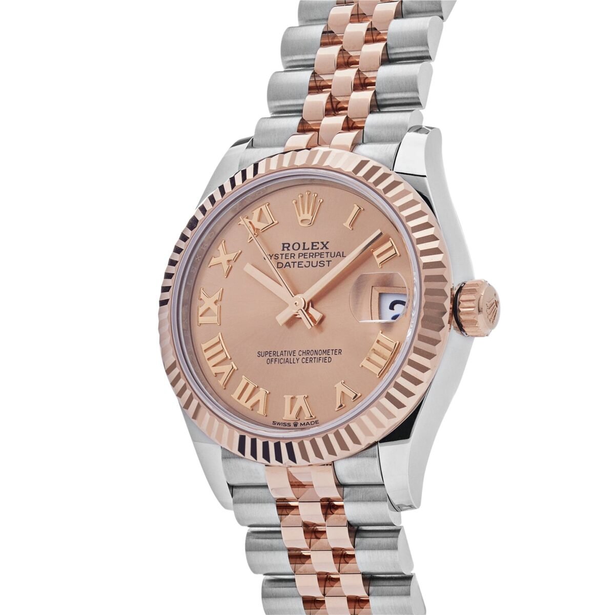 2025 Watch Datejust 278271 Rose Gold Stainless Steel Roman Pink Dial Jubilee (2023) - Image 1