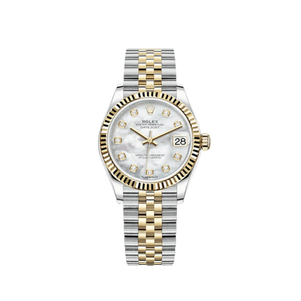 2025 Watch Datejust 278273 Yellow Gold Stainless Steel Mother of Pearl Dial