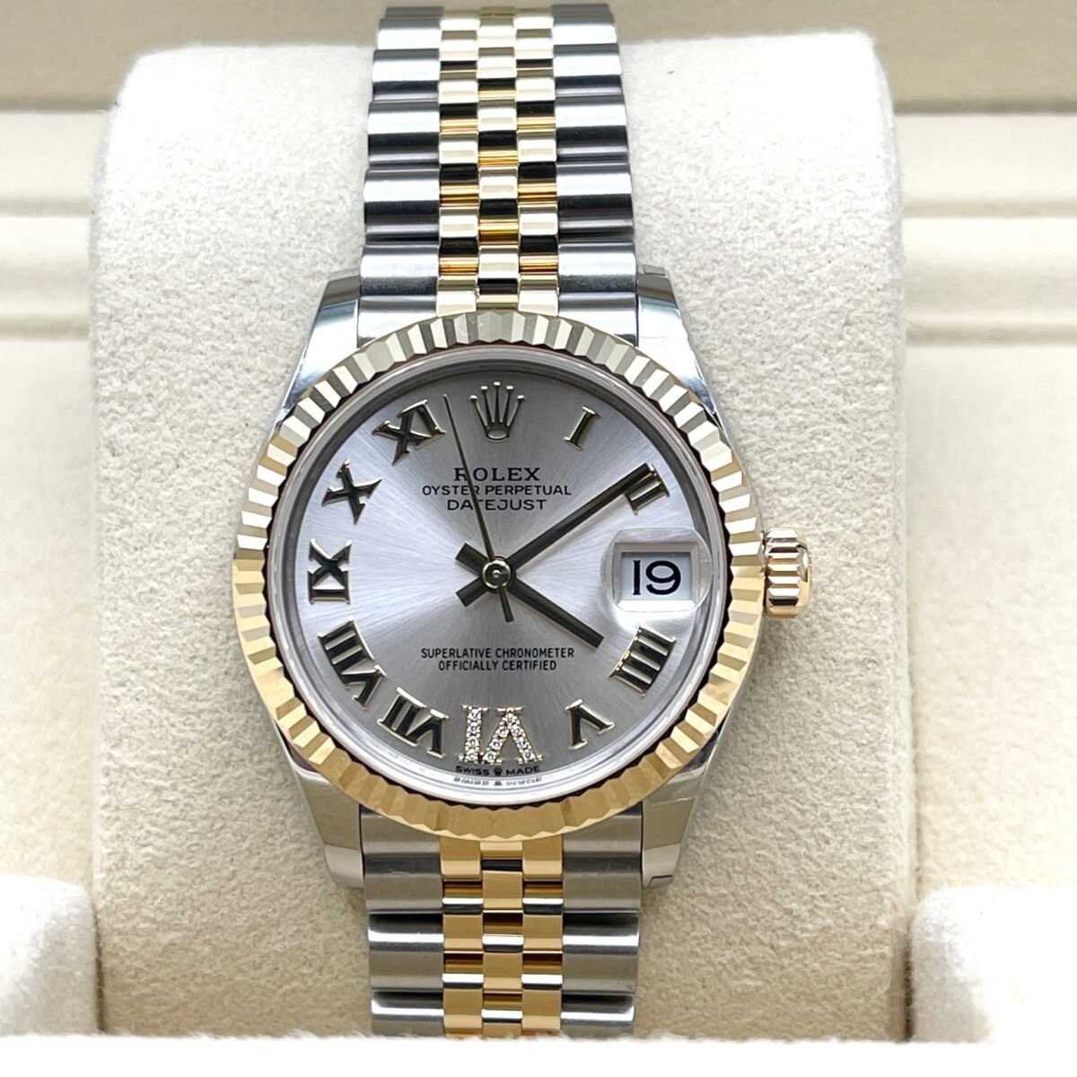 2025 Watch Datejust 278273 Yellow Gold Stainless Steel Silver Dial - Image 4