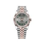 2025 Watch Datejust 126231 'Wimbledon' Stainless Steel Rose Gold Slate Dial - Image 3