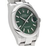 2025 Watch Datejust 126200 Stainless Steel Green Dial Oyster - Image 4