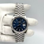 2025 Watch Datejust 126234 White Gold Stainless Steel Blue Dial Jubilee - Image 4