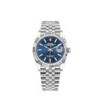 2025 Watch Datejust 126234 White Gold Stainless Steel Blue Dial Jubilee - Image 5
