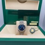 2025 Watch Datejust 126234 White Gold Stainless Steel Blue Dial Jubilee - Image 6