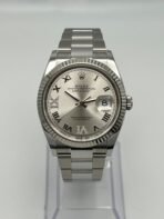 2025 Watch Datejust 126234 White Gold Stainless Steel Silver Dial Oyster - Image 3