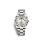 2025 Watch Datejust 126234 White Gold Stainless Steel Silver Dial Oyster - Image 5