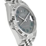 2025 Watch Datejust 126234 White Gold Stainless Steel Slate 'Wimbledon' Dial Jubilee - Image 3