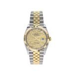 2025 Watch Datejust 126233 Stainless Steel Yellow Gold Palm Motif Dial Jubilee - Image 2