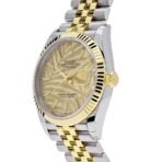 2025 Watch Datejust 126233 Stainless Steel Yellow Gold Palm Motif Dial Jubilee - Image 3