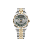 2025 Watch Datejust 126233 'Wimbledon' Stainless Steel Yellow Gold Slate Dial Jubilee (2021) - Image 4