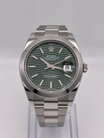 2025 Watch Datejust 126300 Stainless Steel Green Fluted-Motif Dial Oyster (2023) - Image 5