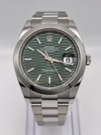 2025 Watch Datejust 126300 Stainless Steel Green Fluted-Motif Dial Oyster (2023) - Image 2