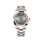 2025 Watch Datejust 126301 Stainless Steel Rose Gold Slate Dial