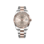 2025 Watch Datejust 126331 Rose Gold Stainless Steel Sundust Dial