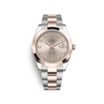 2025 Watch Datejust 126301 Stainless Steel Rose Gold Sundust Diamond Dial