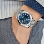 2025 Watch Datejust 126300 Stainless Steel Blue Dial Jubilee - Image 8