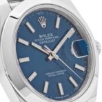 2025 Watch Datejust 126300 Stainless Steel Blue Dial Jubilee - Image 7