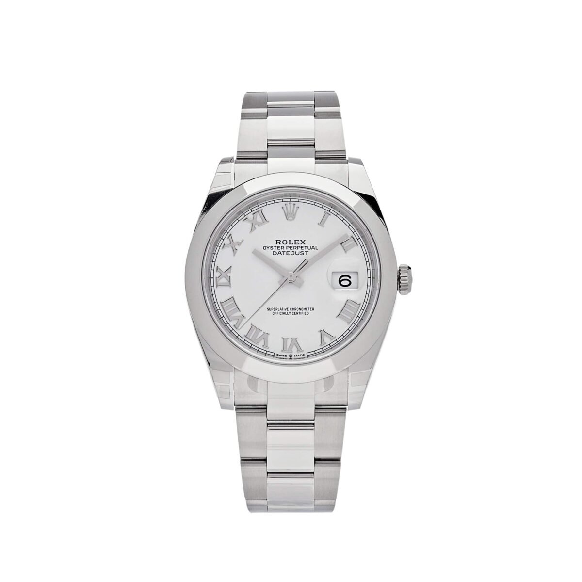 2025 Watch Datejust 126300 Stainless Steel White Roman Dial Oyster - Image 3