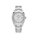 2025 Watch Datejust 126300 Stainless Steel White Roman Dial Oyster - Image 3