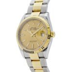 2025 Watch Datejust 126333 Stainless Steel Yellow Gold Champagne Dial - Image 3