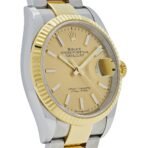 2025 Watch Datejust 126333 Stainless Steel Yellow Gold Champagne Dial - Image 4
