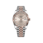 2025 Watch Datejust 126331 Stainless Steel Rose Gold Sundust Diamond Dial Jubilee