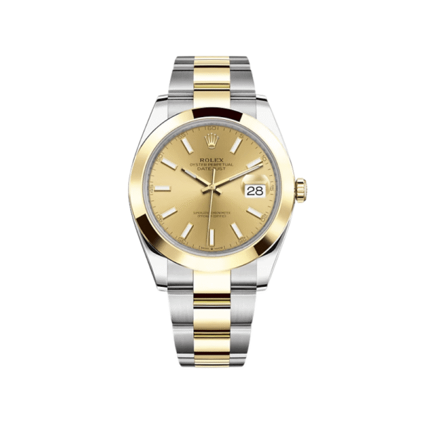 2025 Watch Datejust 126303 Stainless Steel Yellow Gold Champagne Dial