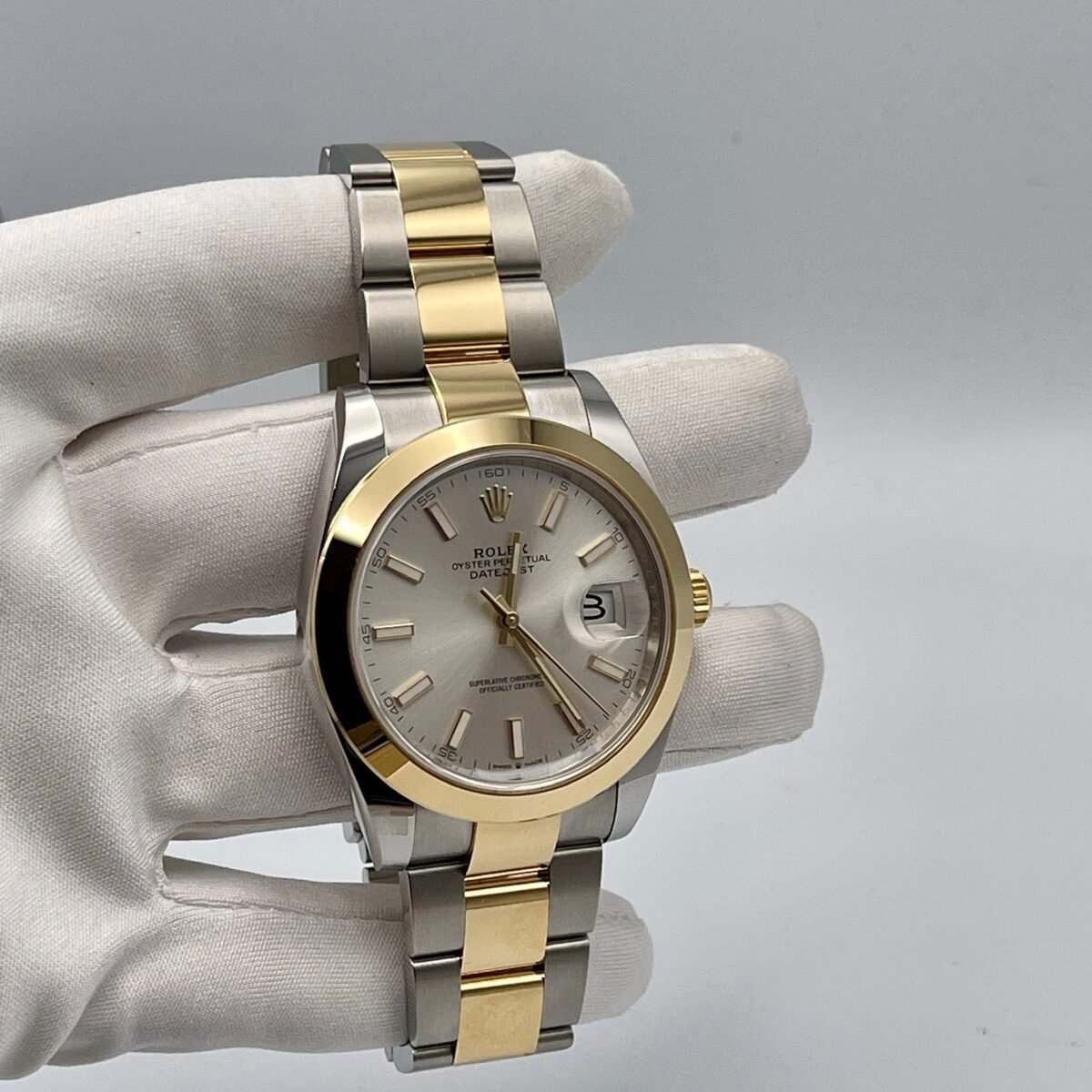 2025 Watch Datejust 126303 Stainless Steel Yellow Gold Silver Dial - Image 3