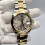 2025 Watch Datejust 126303 Stainless Steel Yellow Gold Silver Dial - Image 5