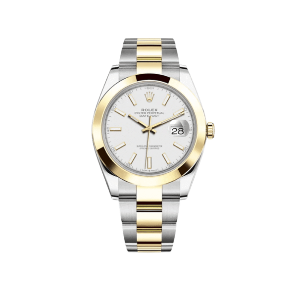 2025 Watch Datejust 126303 Stainless Steel Yellow Gold White Dial