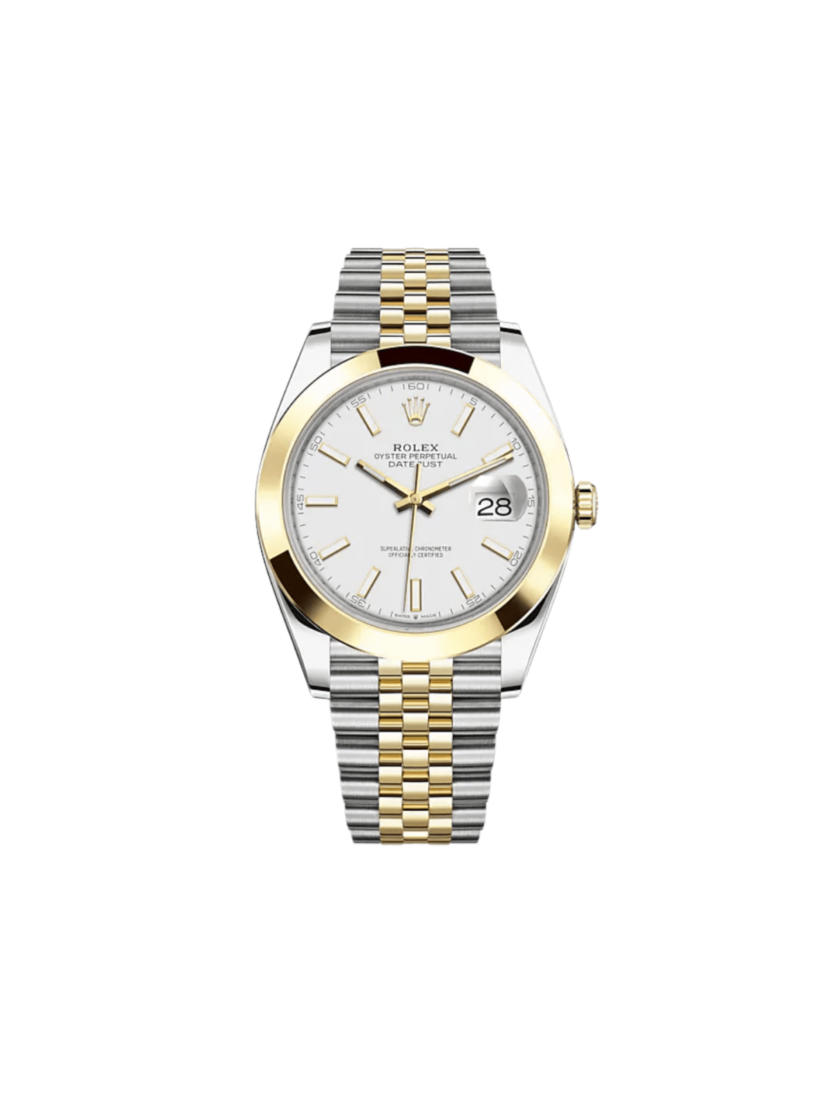2025 Watch Datejust 126303 Stainless Steel Yellow Gold White Dial Jubilee - Image 1