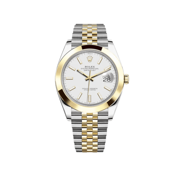 2025 Watch Datejust 126303 Stainless Steel Yellow Gold White Dial Jubilee