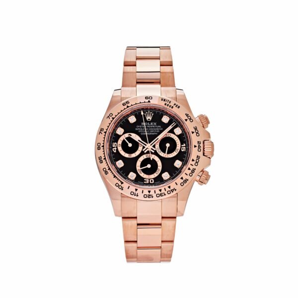 2025 Watch Daytona 116505 Rose Gold Black Diamond Dial (2022)