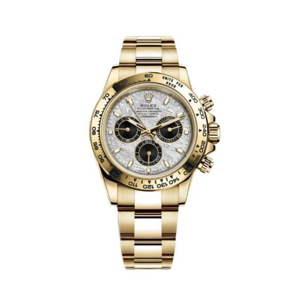 2025 Watch Daytona 116508 Yellow Gold Meteorite Dial