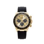 2025 Watch Daytona 116518LN Yellow Gold Champagne Black Dial (2022) - Image 2