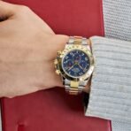 2025 Watch Daytona 116523 Stainless Steel and Yellow Gold Blue Dial - Image 5