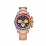 2025 Watch Daytona 116595RBOW 'Rainbow' Rose Gold Black Dial Sapphire Bezel - Image 6