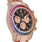 2025 Watch Daytona 116595RBOW 'Rainbow' Rose Gold Black Dial Sapphire Bezel - Image 8